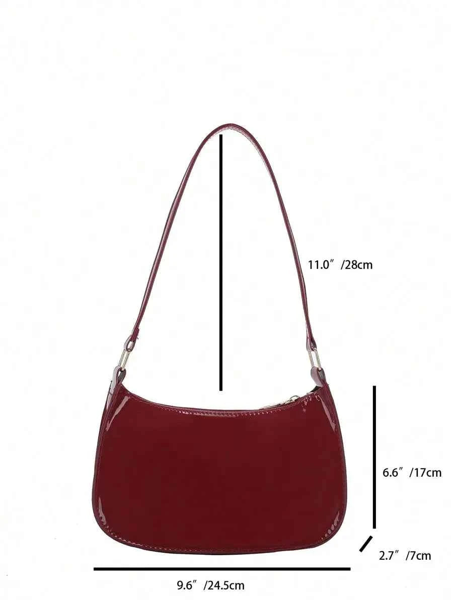 Veloura Maroon Shoulder Bag for Women
