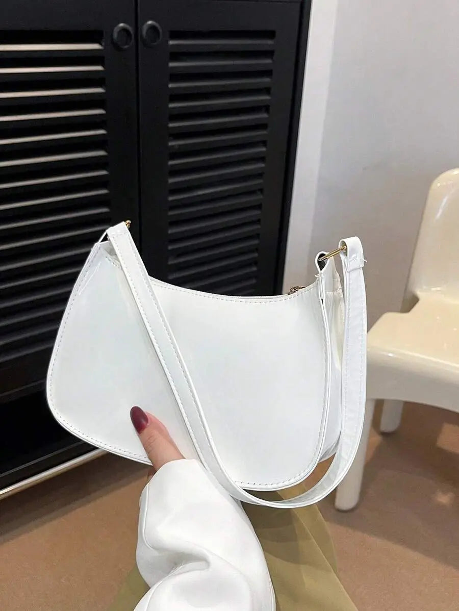 Veloura White Shoulder Bag for Women