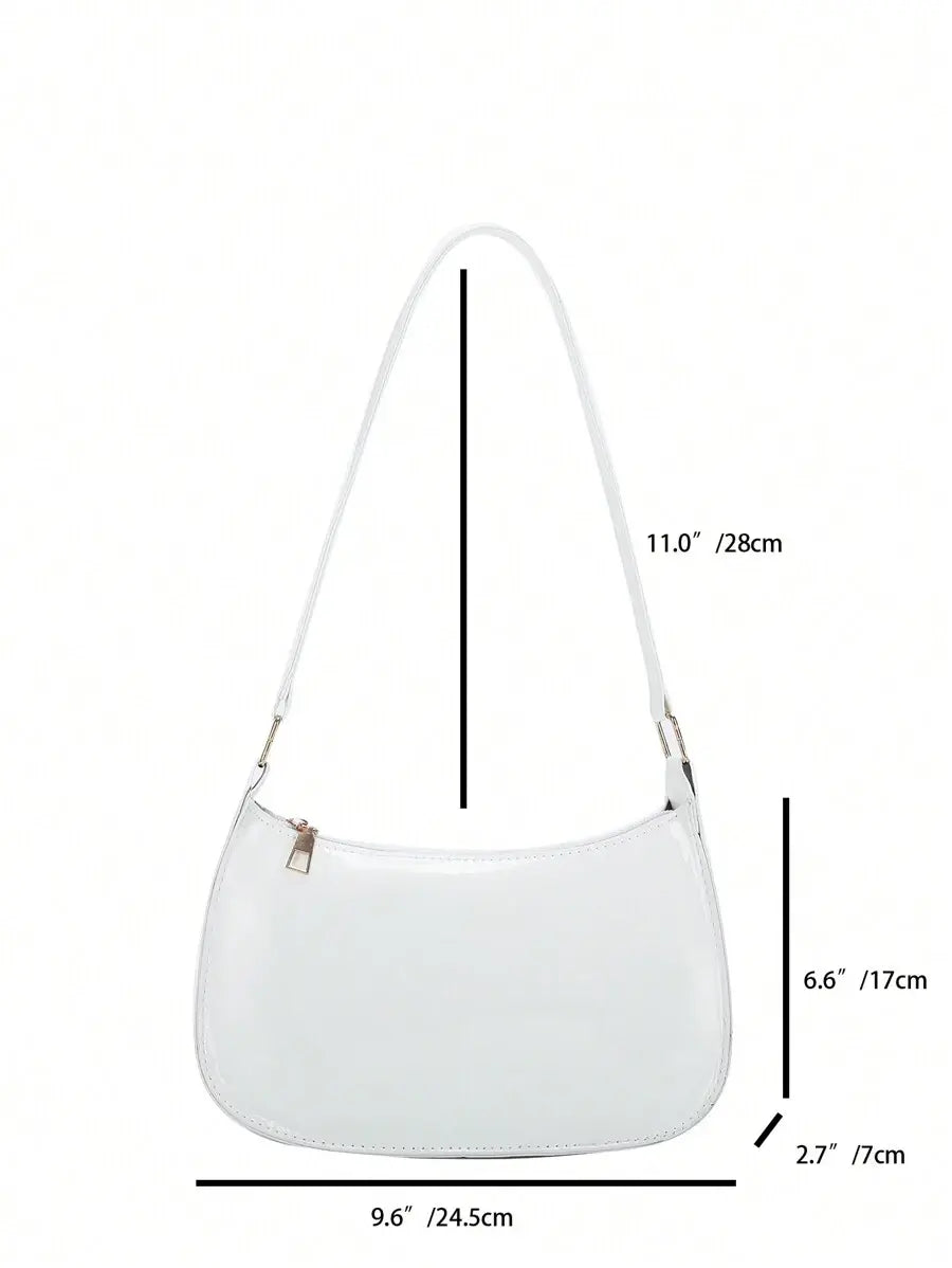 Veloura White Shoulder Bag for Women