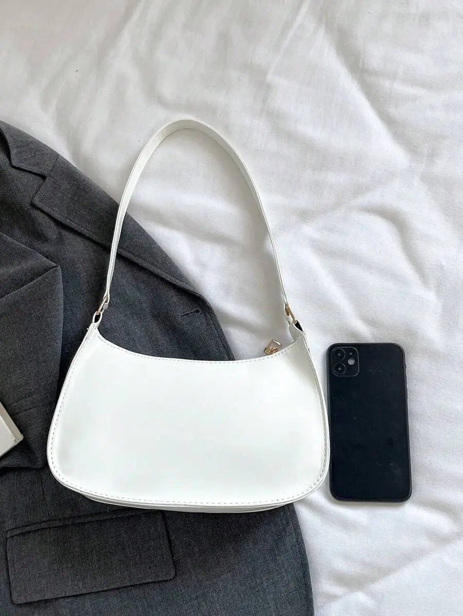 Veloura White Shoulder Bag for Women