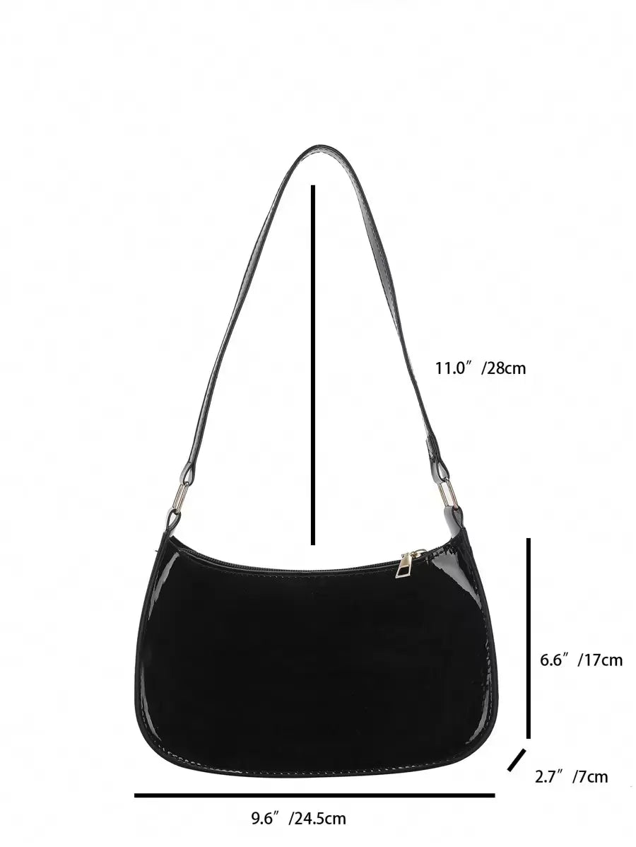 Veloura Black Shoulder Bag for Women