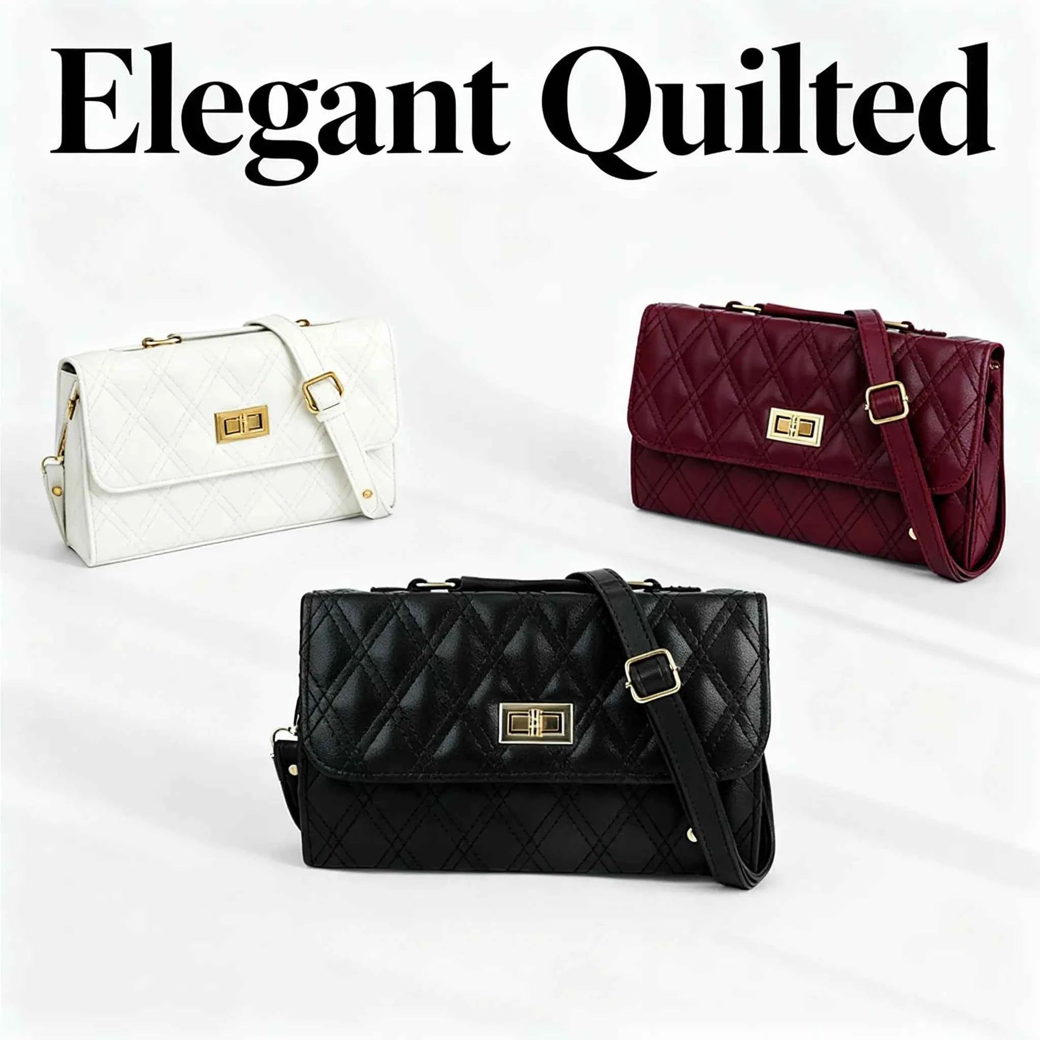 Elegant Quilted HAR-4 for Women | HandBag – Nayab Khatoon