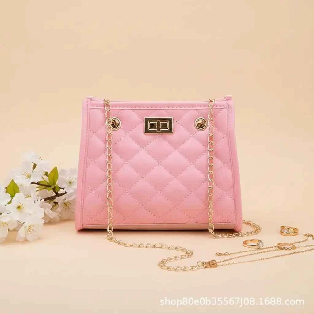 Laila Mini Chain Satchel pink