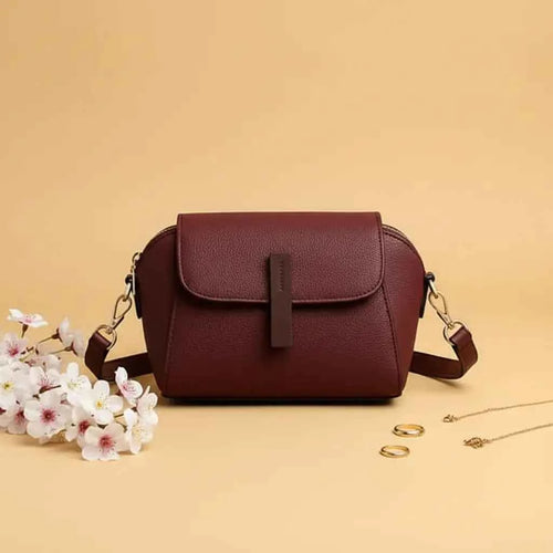 Cavelle Maroon Crossbody Purse for Women – Stylish Everyday Bag
