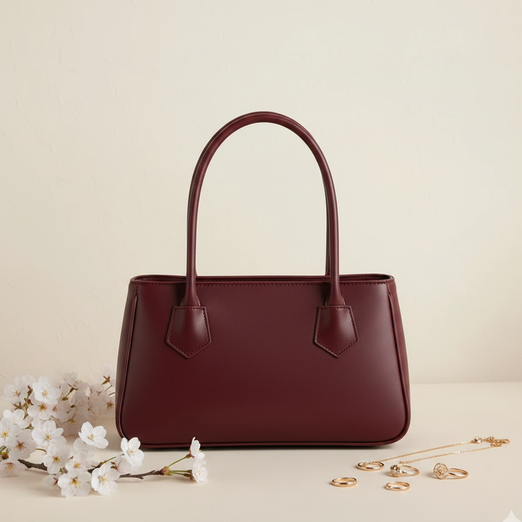 Mahveen Elegant Ladies Handbag in Maroon