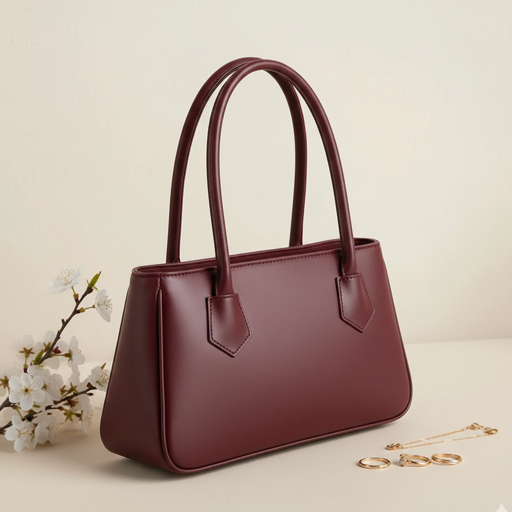Mahveen Elegant Ladies Handbag in Maroon