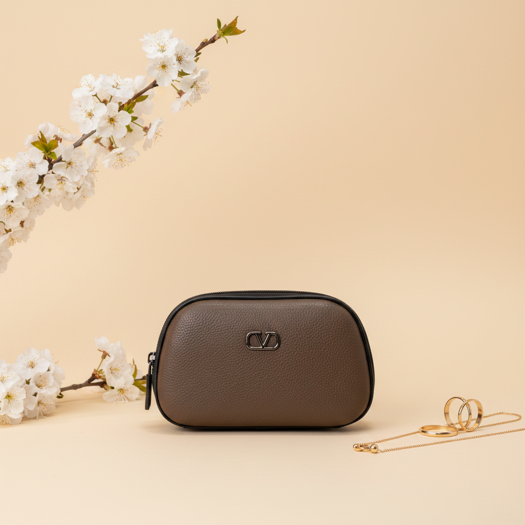 Meher Blush Mini – Elegant dark brown Crossbody Bag for Women Compact & Stylish Shoulder Purse