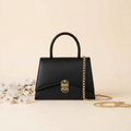 Mira Black Handbag – Elegant Chain Shoulder Bag for Women