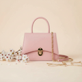 Mira Pink Handbag – Elegant Chain Shoulder Bag for Women