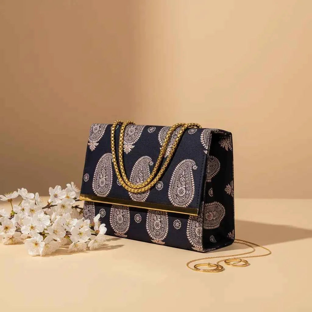 Zareen Paisley Handbag