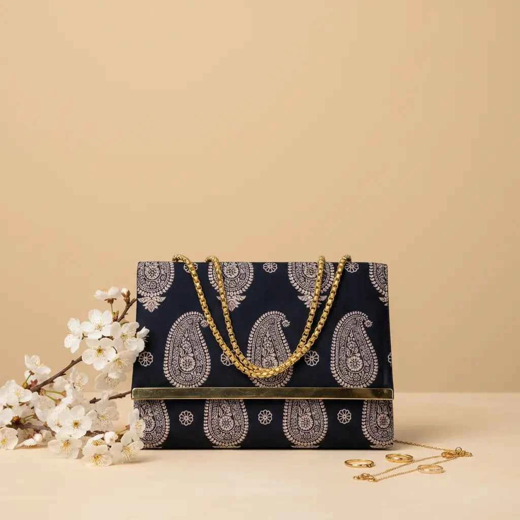 Zareen Paisley Handbag
