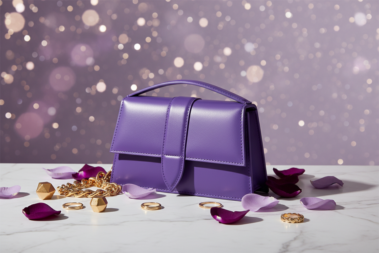 Nilofer Purple Handbag Creative