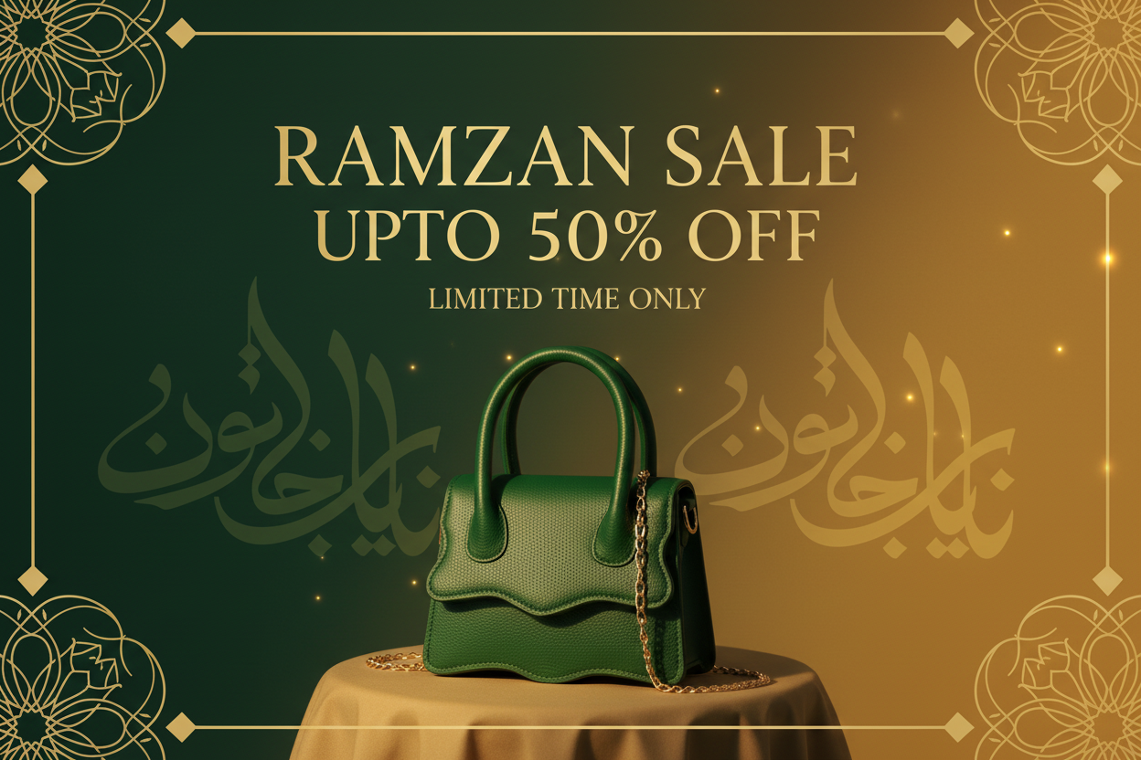 Ramzan Sale Banner Green