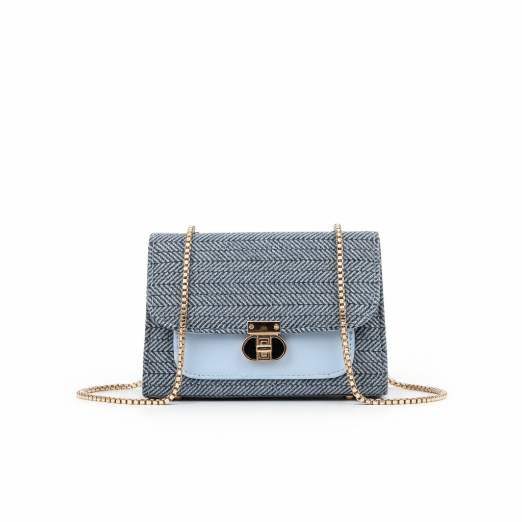 Sky Blue Bag - White Background