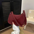 Veloura Maroon Shoulder Bag for Women