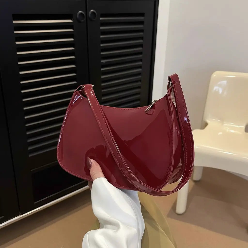 Veloura Maroon Shoulder Bag for Women