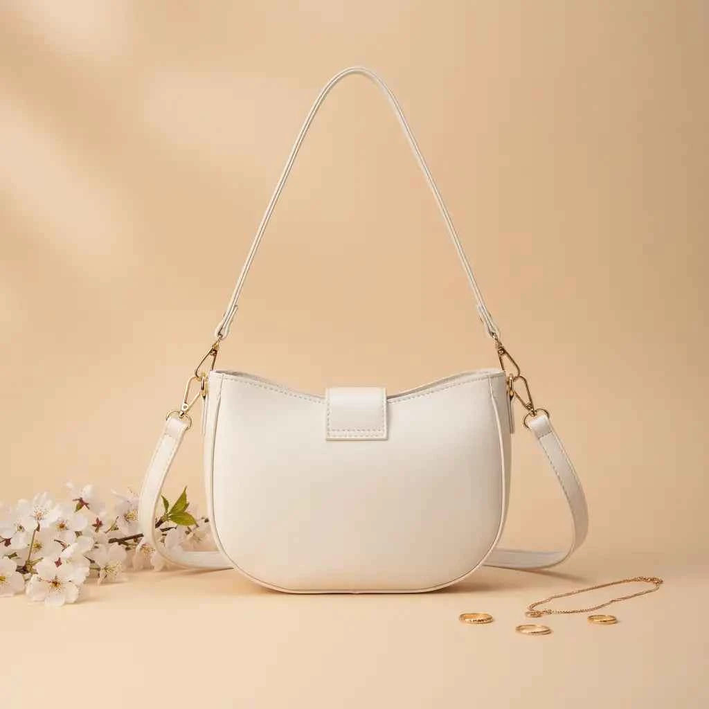 Haya Luxe – Elegant Mini Shoulder Bag White