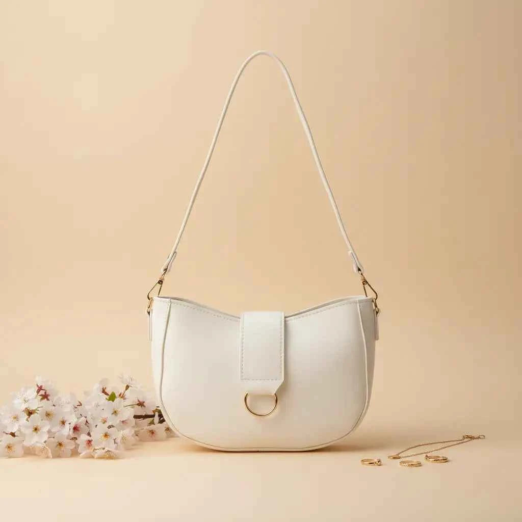 Haya Luxe – Elegant Mini Shoulder Bag White