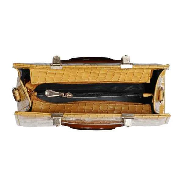 Yellow Candy Bag With Acrylic Handle