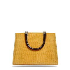 Yellow Candy Bag With Acrylic Handle