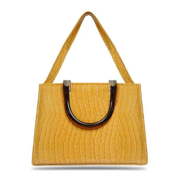 Yellow Candy Bag With Acrylic Handle